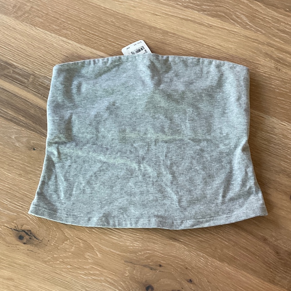 NWT- Free People Gray Tube Top